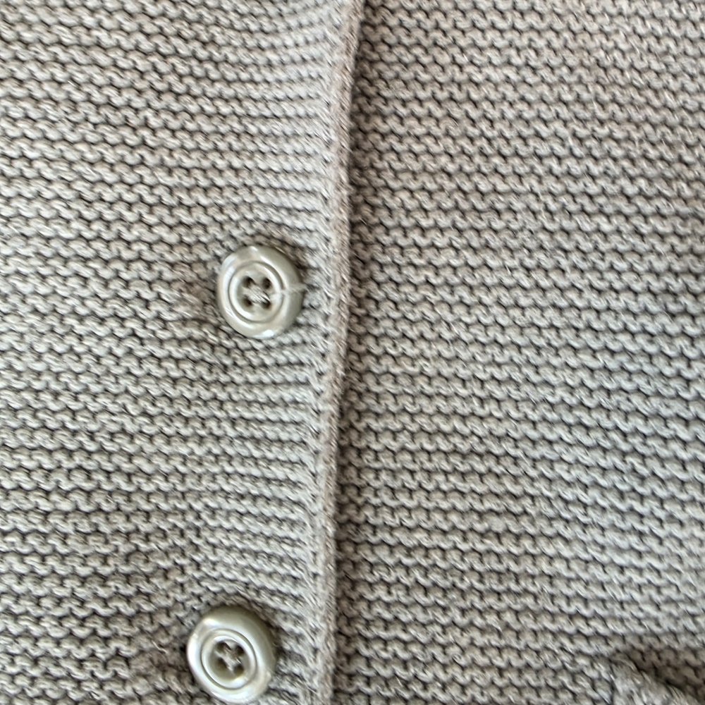 GAP Baby Knit Hooded Cardigan - Light Gray - Picture 8 of 10